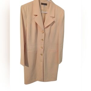 Vintage Bergamo,Butter Yellow Blazer Dress Size 8